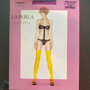 La Perla Calze Collants, Thigh-High Stockings, M